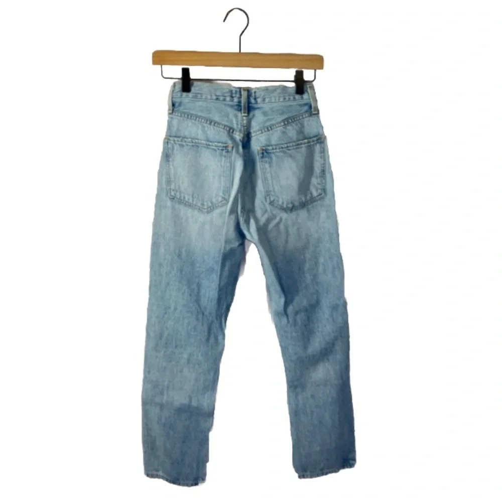 AGolde Riley High Rise Straight Jeans In Shatter - Picture 3 of 7